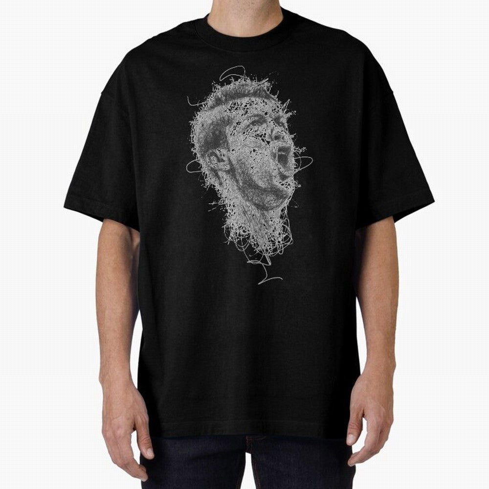 Painting Ronaldo Art Oversized T-Shirt Treasure Global Football Passion for FIFA World Cup 2026, Driven by Messi, CR7 and Mbappe, Spain and Netherlands, Worldwide Fan Energy, Dramatic Goals, Stadium Lights and Championship Celebrations; Great for