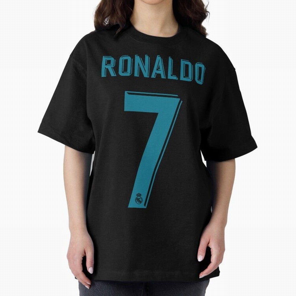 Cristiano Ronaldo 2018 Oversized T-Shirt Celebrate Global Passion for FIFA World Cup 2026 USA Canada Mexico Highlighting Haaland, England and Germany Energy, Soccer Culture, Superstar Moments, National Team Dreams and Competitive Fire; Perfect for