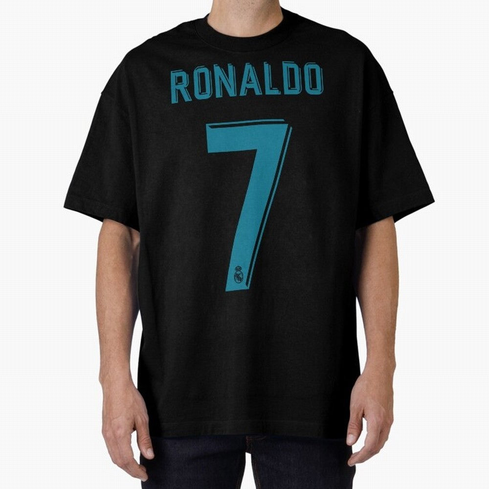 Cristiano Ronaldo 2018 Oversized T-Shirt Celebrate Global Passion for FIFA World Cup 2026 USA Canada Mexico Highlighting Haaland, England and Germany Energy, Soccer Culture, Superstar Moments, National Team Dreams and Competitive Fire; Perfect for