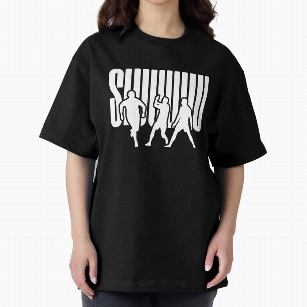 Siuuu Cristiano ronaldo suiii Oversized T-Shirt Follow the Road to Match Day Hype around FIFA World Cup 2026, Cristiano Ronaldo, Germany, Fan Favorite Moments, National Team Passion, Big Match Drama and Soccer History; Perfect for Fans, Collectors,
