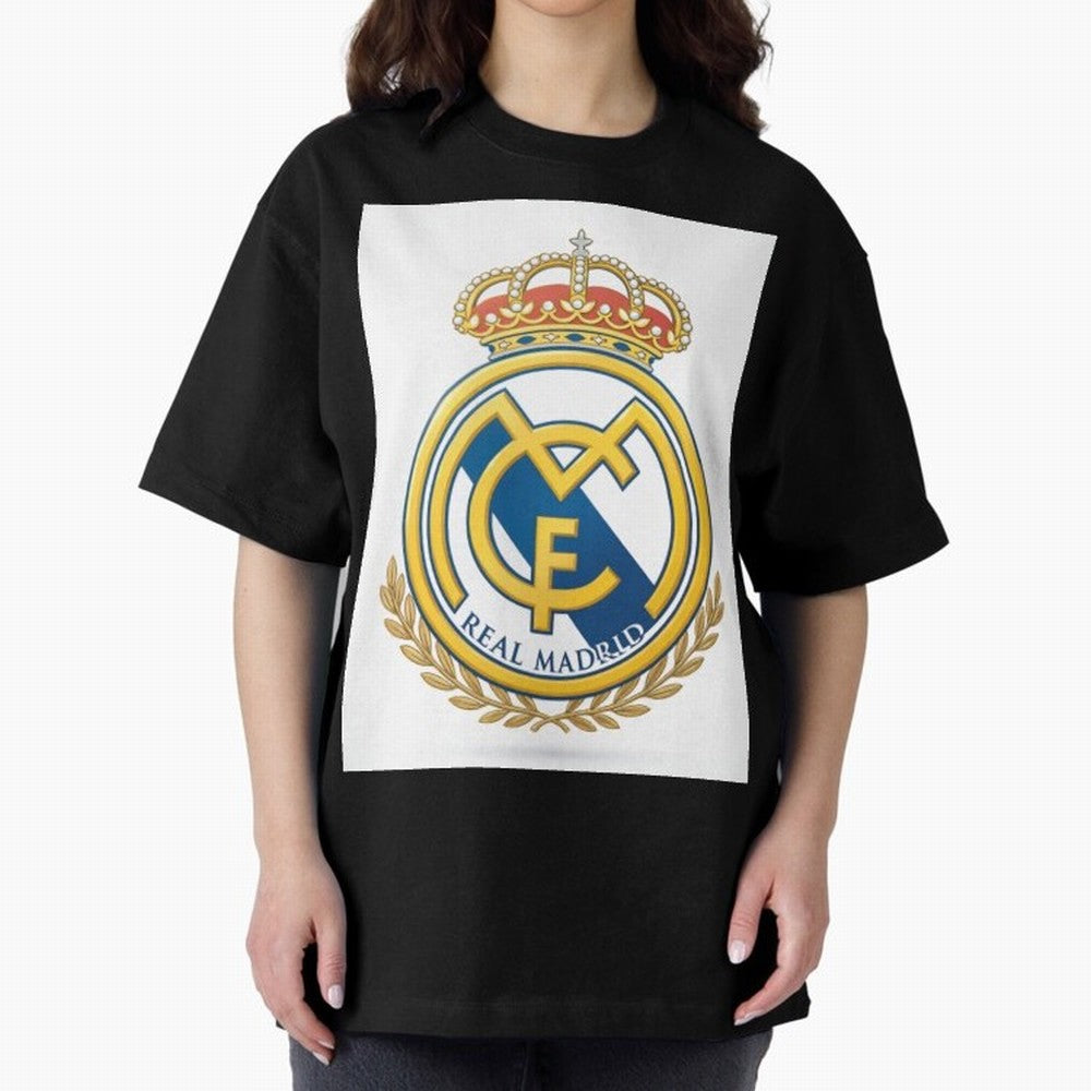 Real Futbol Bernab¨¦u Oversized T-Shirt Celebrate the Stars of the FIFA World Cup 2026 Journey through CR7 and Messi Highlights, Netherlands Pride, Championship Spirit, Famous Goals, Roaring Crowds and International Football Unity; Great for