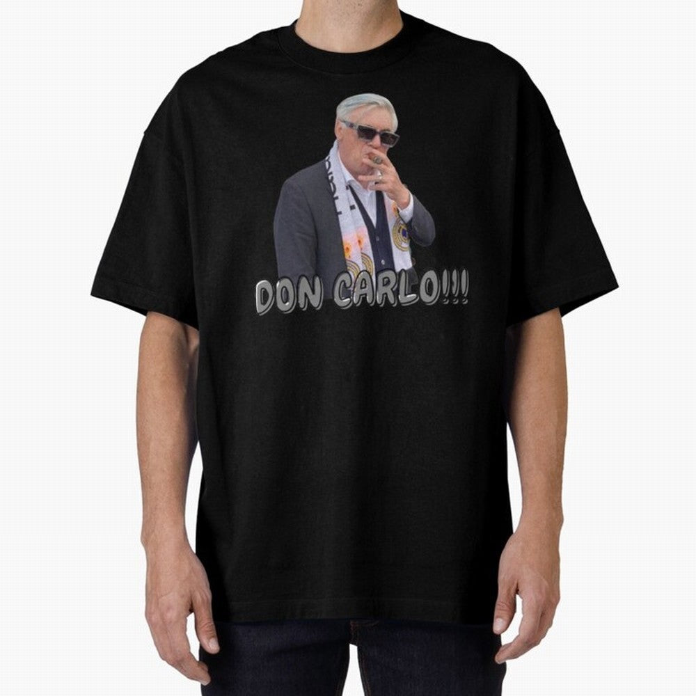 Don Carlo Ancelotti Oversized T-Shirt Make Game Day About FIFA World Cup 2026 Spirit, Built around Germany, Haaland and Mbappe, Football Passion, Legendary Performances, Festival Vibes and Supporter Community; Made for Collectors Who Enjoy Iconic
