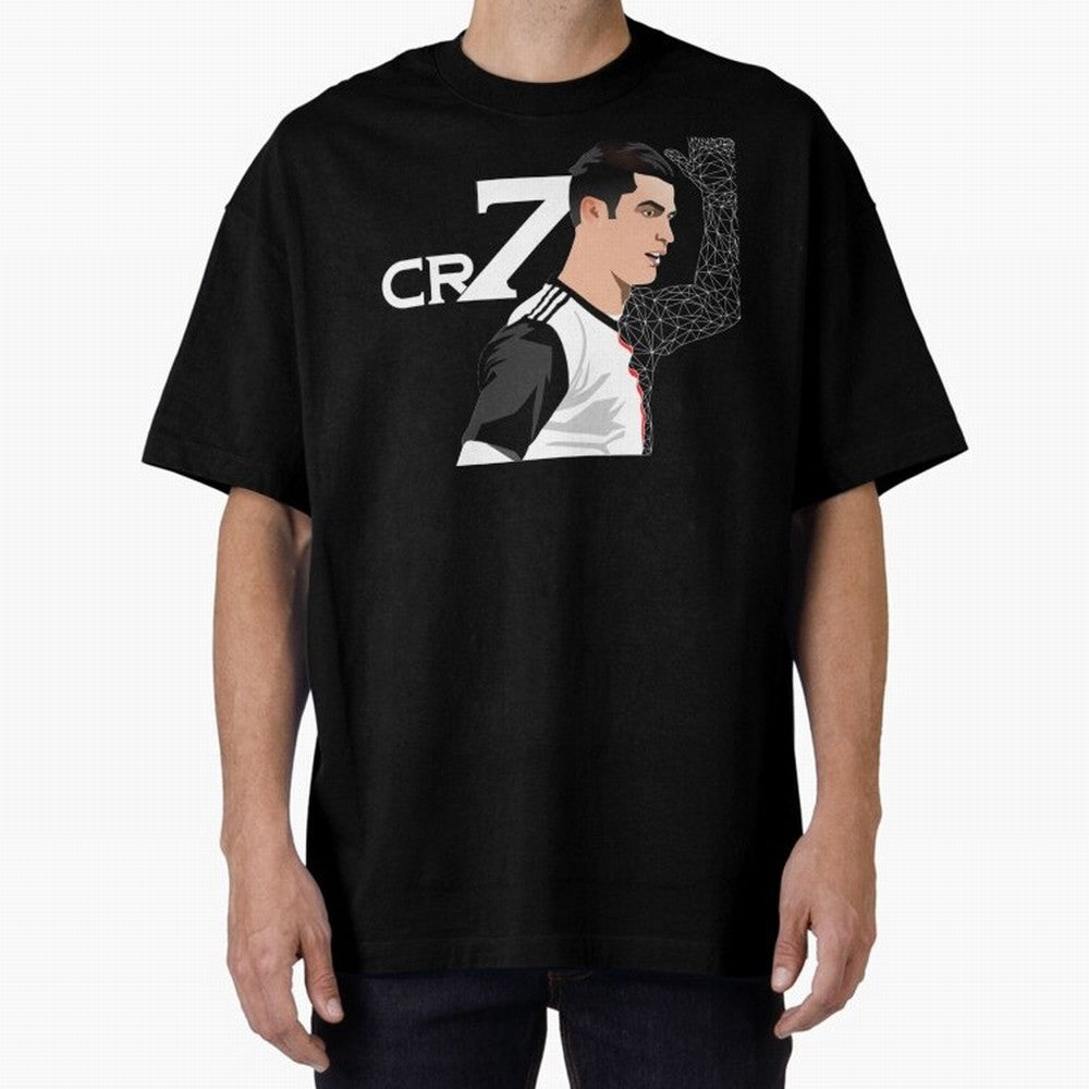Cristiano Ronaldo 7 Cristiano Ronaldo Cristiano Oversized T-Shirt Relive Legendary Nights from Global Football Passion for FIFA World Cup 2026 USA Canada Mexico, with Haaland, Argentina, France and Brazil, Supporter Pride, Iconic Celebrations,