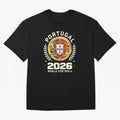Portugal 2026 World Football Oversized T-Shirt Live for the Drama of Global Football Passion for FIFA World Cup 2026 Group Stage, Featuring Haaland and Mbappe, England, Football Passion, Legendary Performances, Festival Vibes and Supporter
