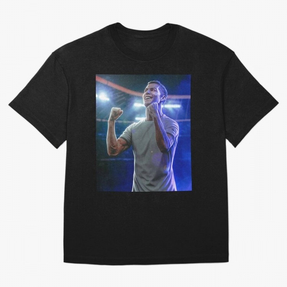 Cristiano Ronaldo Oversized T-Shirt Feel International Energy from FIFA World Cup 2026 Centered on CR7, Argentina Energy, Stadium Memories, Football Loyalty, International Chants and Championship Tradition; Great for Watch Parties, Sports Bars,