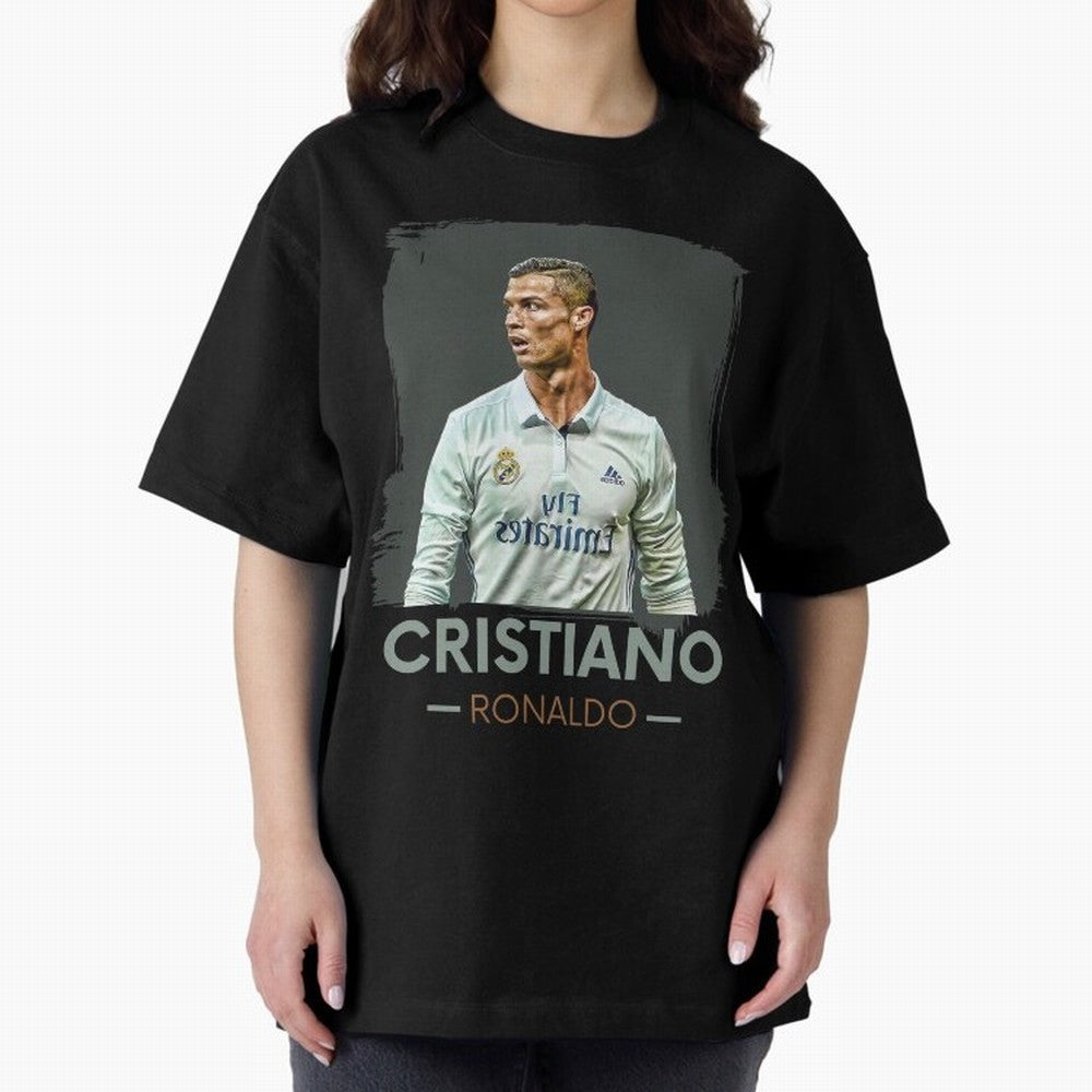 Cristiano Ronaldo Best Seller Oversized T-Shirt Show Your Stadium Side during the FIFA World Cup 2026 Journey through Haaland and Mbappe Highlights, England, France and Netherlands Pride, Fan Favorite Moments, National Team Passion, Big Match Drama