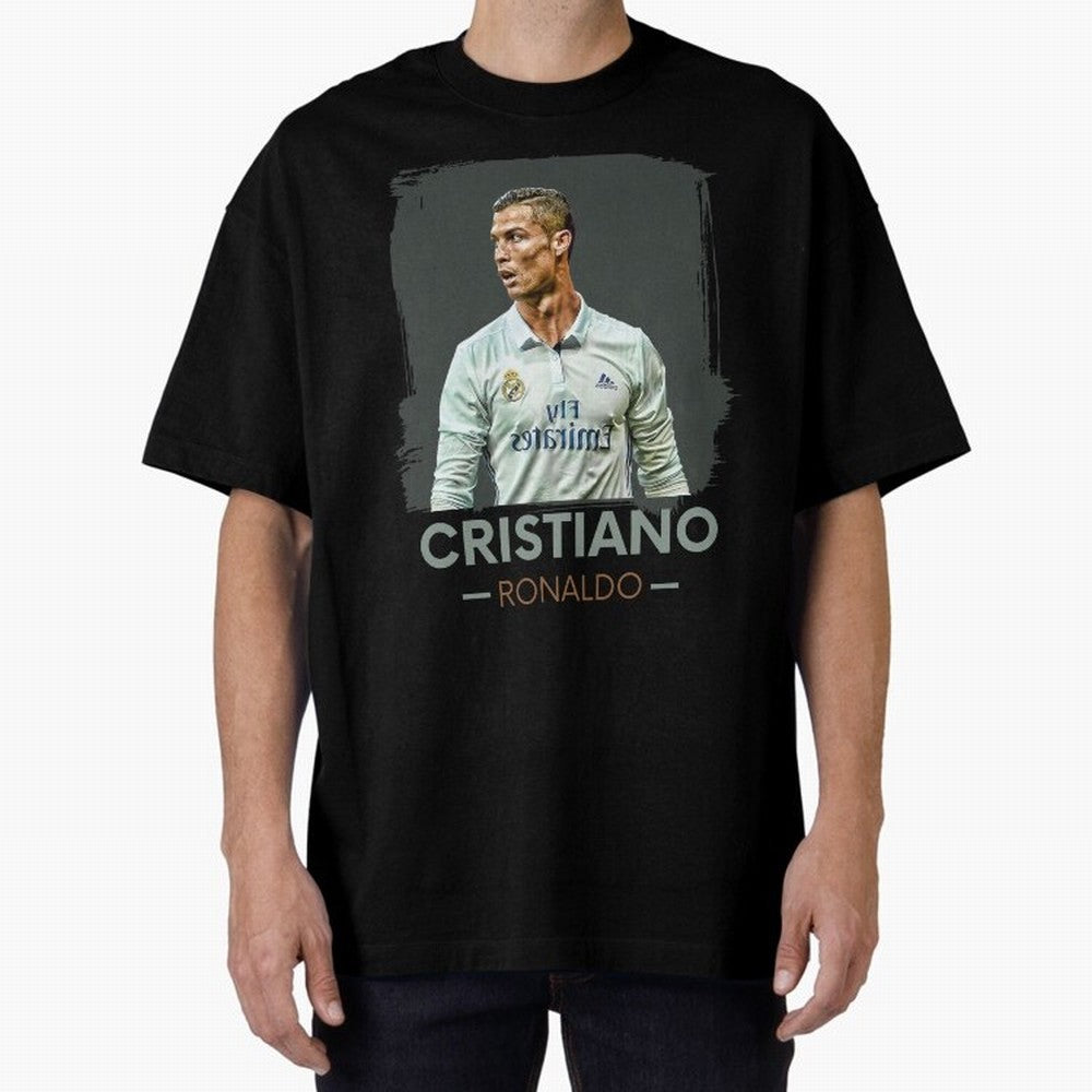 Cristiano Ronaldo Best Seller Oversized T-Shirt Show Your Stadium Side during the FIFA World Cup 2026 Journey through Haaland and Mbappe Highlights, England, France and Netherlands Pride, Fan Favorite Moments, National Team Passion, Big Match Drama