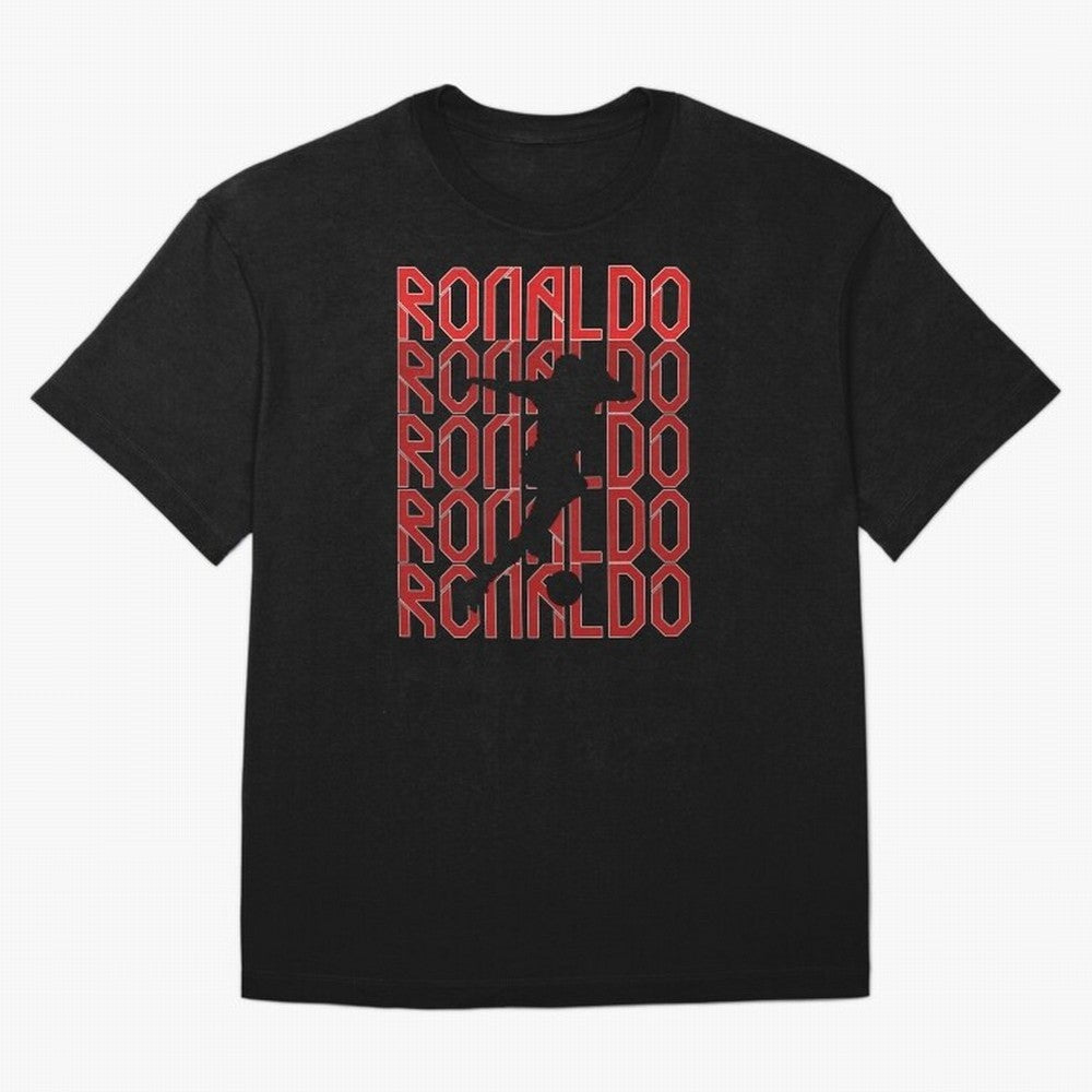 Cristiano Ronaldo Oversized T-Shirt Celebrate Classic Football Spirit in FIFA World Cup 2026 Group Stage for Fans of Messi and Brazil, Bringing Goal Celebration Energy, Supporter Heritage, Football Icons and Worldwide Tournament Joy; Made for
