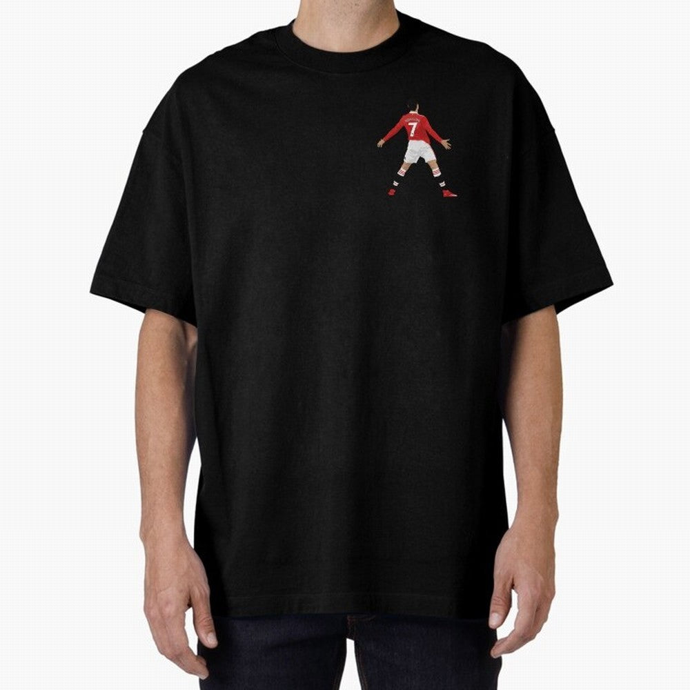 Ronaldo CR7 - Manchester Unided Oversized T-Shirt Honor Football Greatness during Match Day Hype around FIFA World Cup 2026 Group Stage, Cristiano Ronaldo, Haaland and CR7, Argentina, France and Brazil, Sports Nostalgia, International Competition,