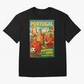 Portugal Lisbon Bel¨¦m Tower Cristiano Ronaldo FIFA World Cup Football Celebration Oversized T-Shirt Turn Up for FIFA World Cup 2026 Group Stage Made for CR7, Argentina, France and Brazil Energy, Soccer Culture, Superstar Moments, National Team