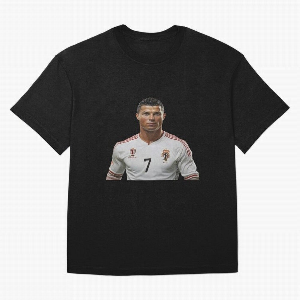 Sticker Ronaldo 2024 Oversized T-Shirt Show Your Love for FIFA World Cup 2026 Group Stage Driven by Cristiano Ronaldo, Haaland and CR7, England Energy, Vintage Soccer Flavor, Modern Football Stars, National Flags and Final Night Emotion; Great for