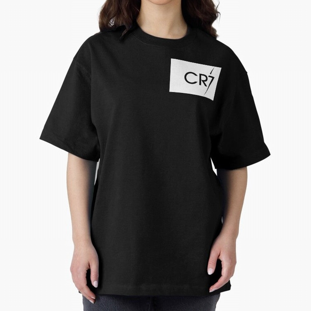CR7 White Oversized T-Shirt Spotlight the FIFA World Cup 2026 Journey through CR7 Highlights, Brazil Pride, Fan Favorite Moments, National Team Passion, Big Match Drama and Soccer History; Great for Supporters Who Love Legendary Players, National