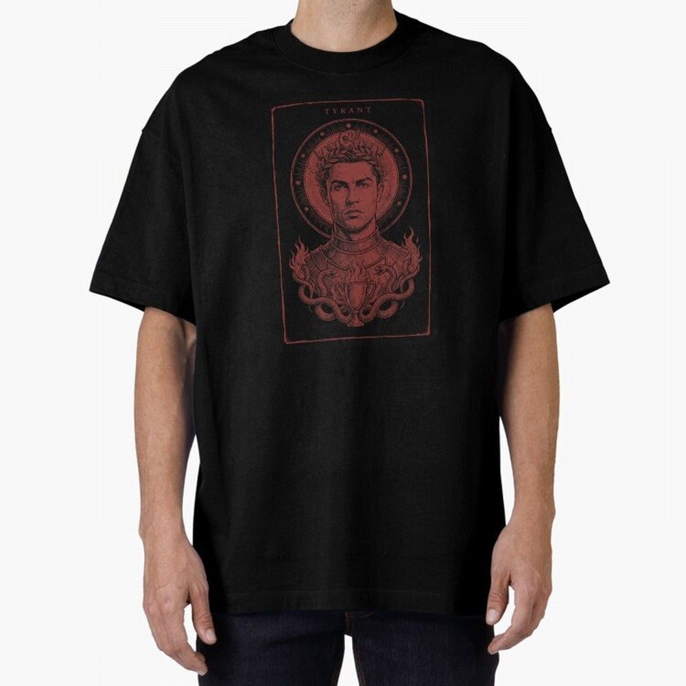Ronaldo ¡ª The Relentless Ascendant Oversized T-Shirt Join the Global Buzz around FIFA World Cup 2026 USA Canada Mexico Driven by Haaland and Mbappe, England, France and Netherlands Energy, Worldwide Fan Energy, Dramatic Goals, Stadium Lights and