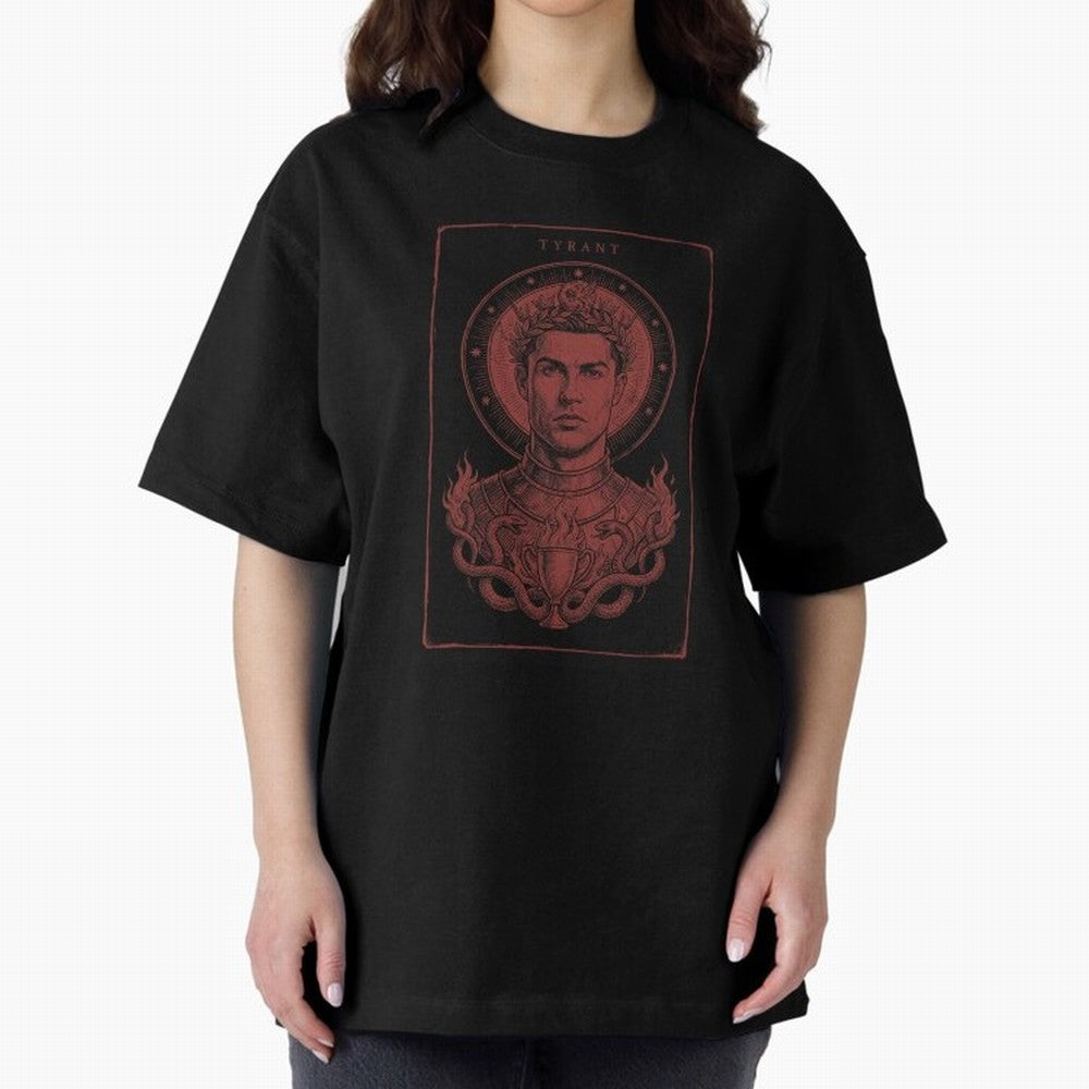 Ronaldo ¡ª The Relentless Ascendant Oversized T-Shirt Join the Global Buzz around FIFA World Cup 2026 USA Canada Mexico Driven by Haaland and Mbappe, England, France and Netherlands Energy, Worldwide Fan Energy, Dramatic Goals, Stadium Lights and