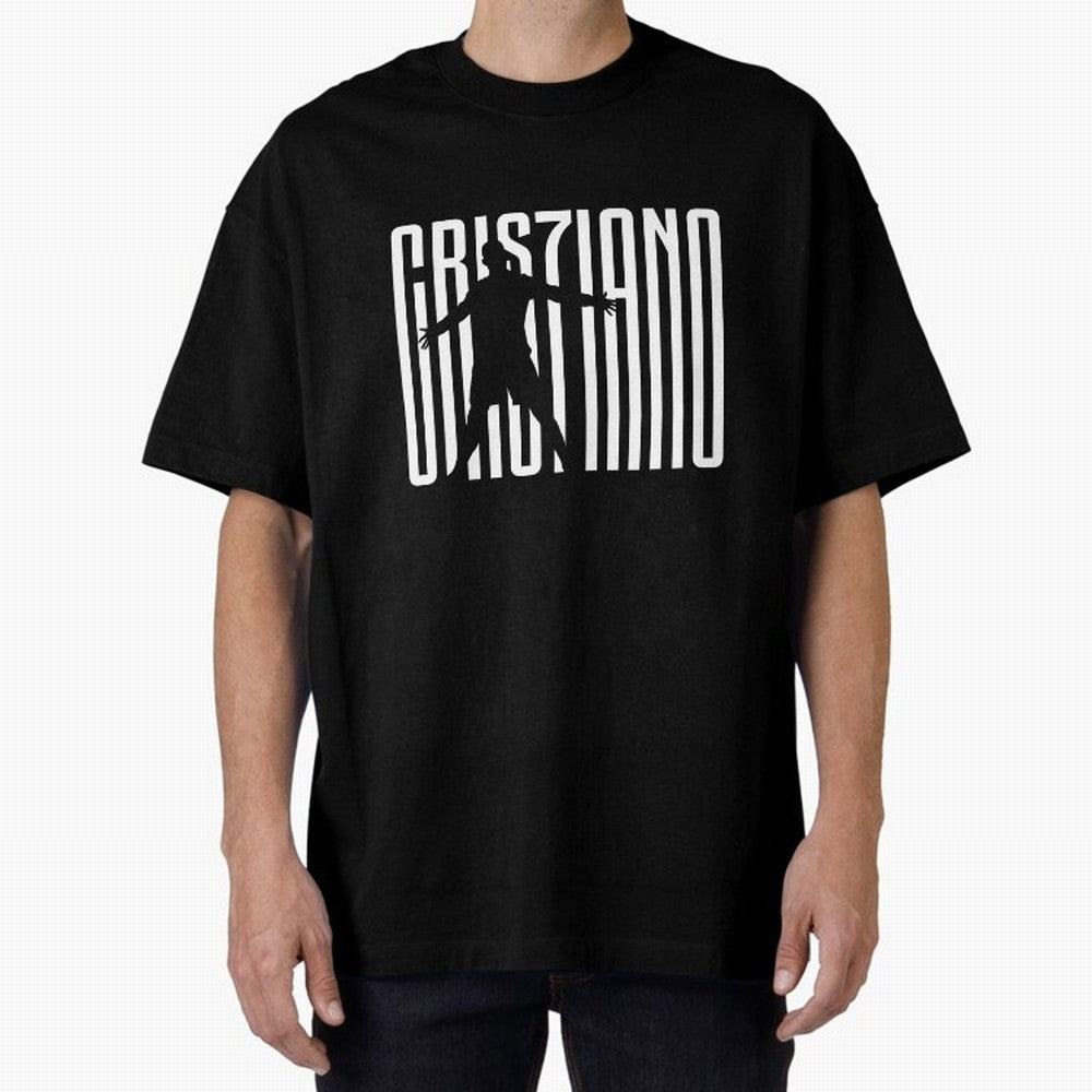 Cristiano Ronaldo Oversized T-Shirt Bring Match Day Fire to FIFA World Cup 2026 Group Stage Spirit, Made for Spain, Haaland, Football Passion, Legendary Performances, Festival Vibes and Supporter Community; Ideal for Passionate Fans Who Love
