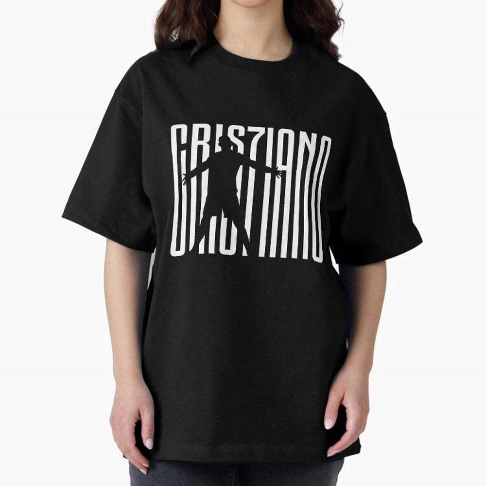 Cristiano Ronaldo Oversized T-Shirt Bring Match Day Fire to FIFA World Cup 2026 Group Stage Spirit, Made for Spain, Haaland, Football Passion, Legendary Performances, Festival Vibes and Supporter Community; Ideal for Passionate Fans Who Love