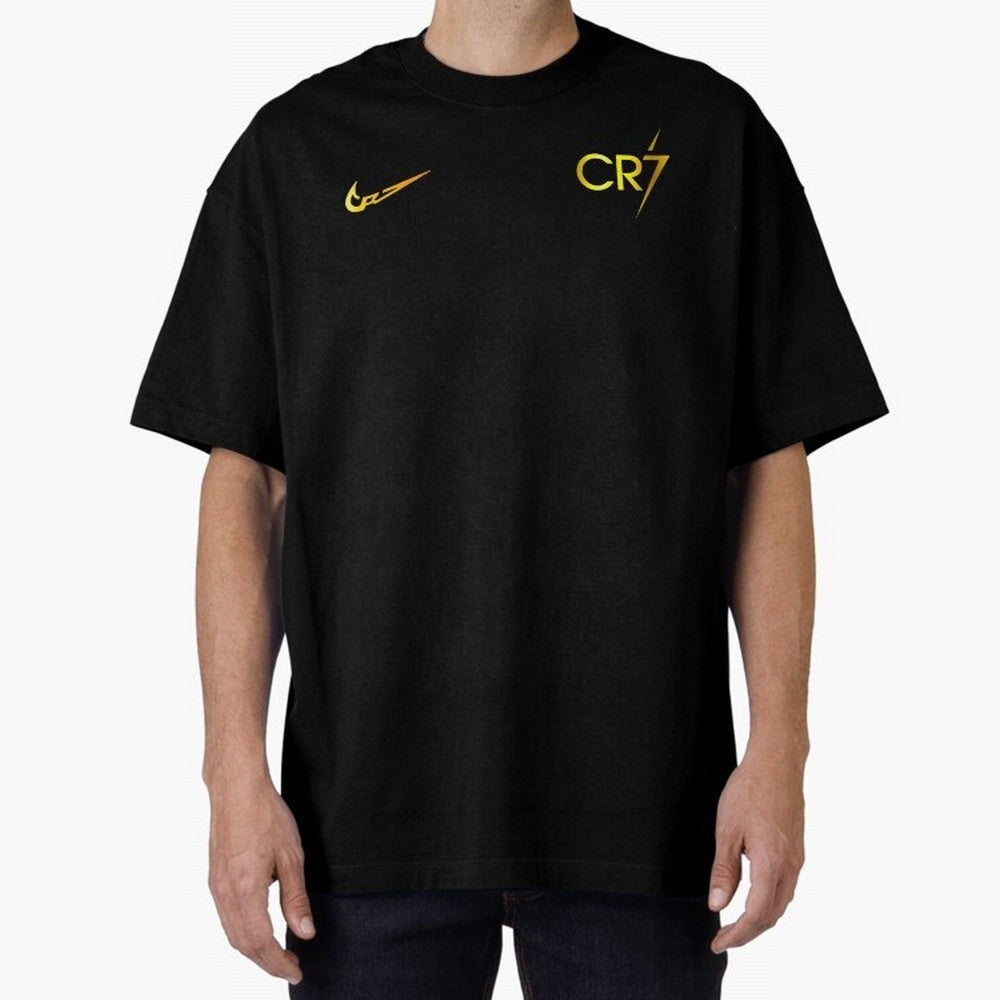 Cristiano Ronaldo Gold Edition Oversized T-Shirt Bring World Football Passion into FIFA World Cup 2026 Group Stage Connected to Messi, CR7 and Mbappe, England Energy, Football Festival Excitement, Trophy Ambitions, Country Rivalries and Star Player