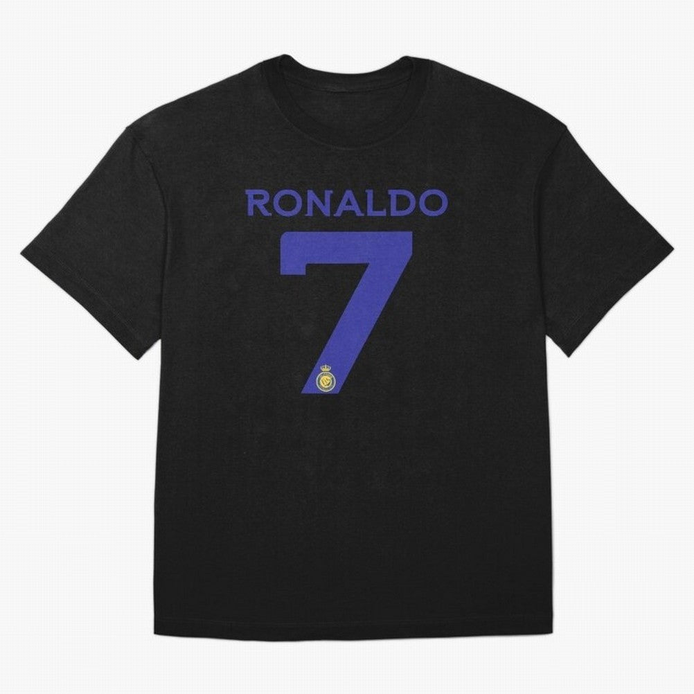 Ronaldo 7 Al-Nassr Football Club - Oversized T-Shirt Upgrade Global Football Passion for FIFA World Cup 2026 USA Canada Mexico, Highlighting Cristiano Ronaldo, Haaland and CR7, England, France and Netherlands, Supporter Pride, Iconic Celebrations,
