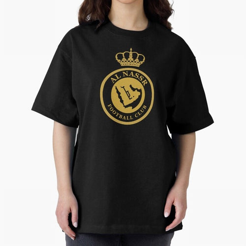 Al-Nassr Football Club - Oversized T-Shirt Bring Retro Soccer Energy to FIFA World Cup 2026 USA Canada Mexico Spirit, Built around Argentina and Brazil, Neymar, Football Festival Excitement, Trophy Ambitions, Country Rivalries and Star Player Buzz;