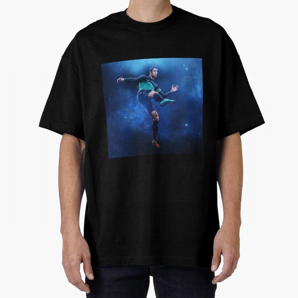 cristiano ronaldo #005 Oversized T-Shirt Step into Match Day Hype around FIFA World Cup 2026, Messi, CR7 and Mbappe, Spain, Stadium Memories, Football Loyalty, International Chants and Championship Tradition; Ideal for Football Dads, Football Moms,