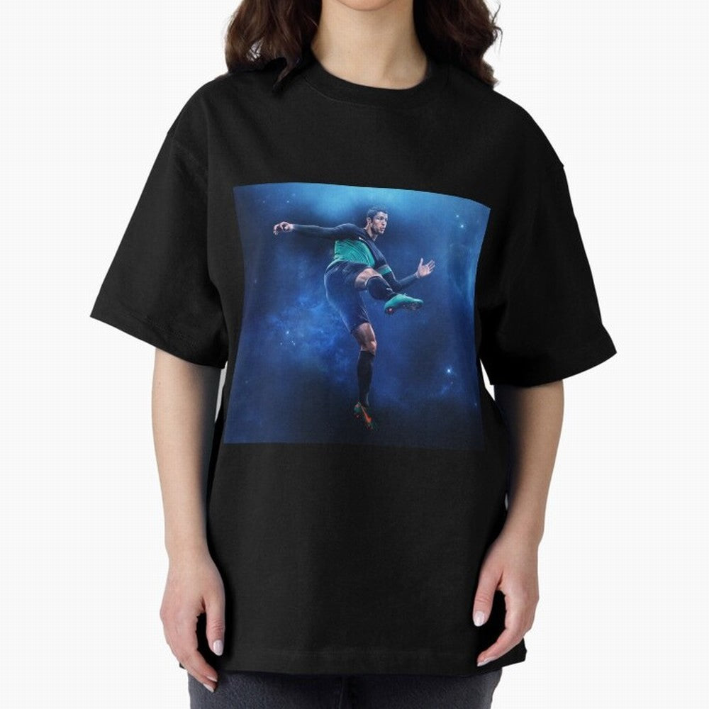 cristiano ronaldo #005 Oversized T-Shirt Step into Match Day Hype around FIFA World Cup 2026, Messi, CR7 and Mbappe, Spain, Stadium Memories, Football Loyalty, International Chants and Championship Tradition; Ideal for Football Dads, Football Moms,