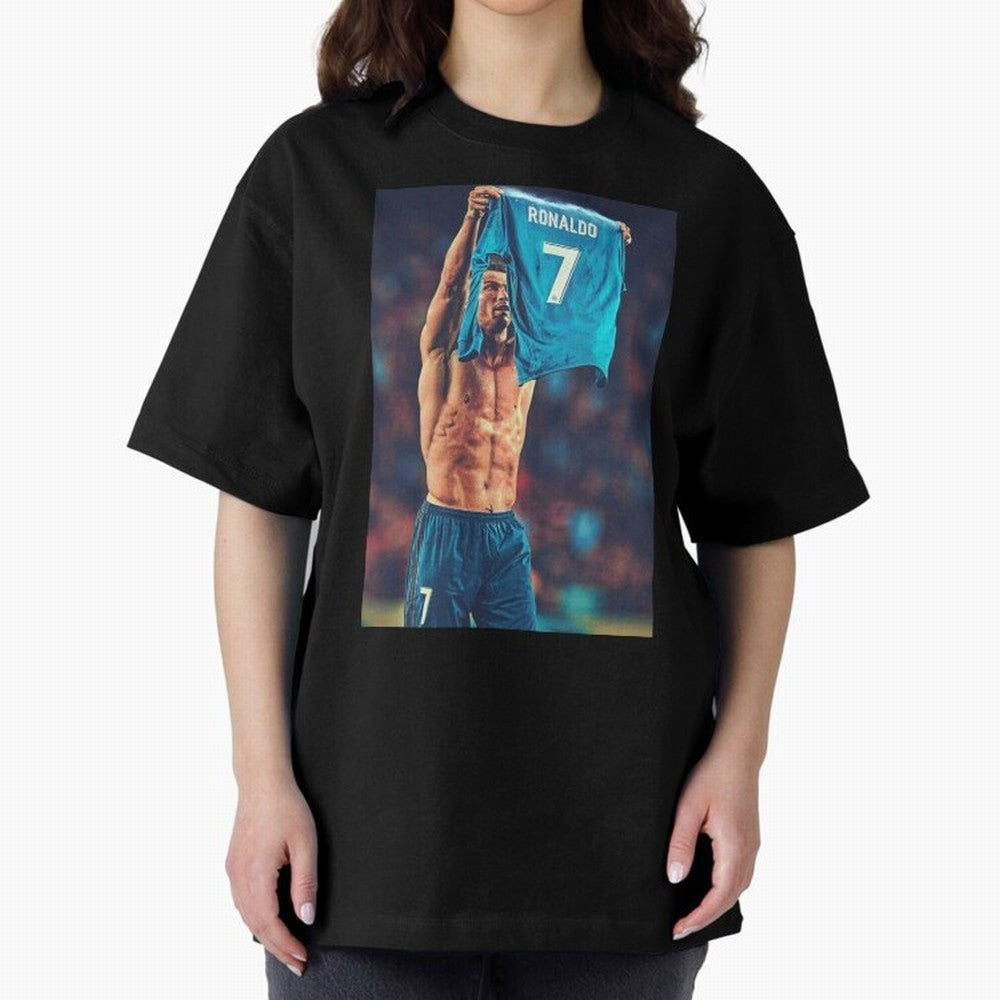 Cristiano Ronaldo Siu Goat,Ronaldo Gifts, Ronaldo Best Selling , Ronaldo Top Items Oversized T-Shirt Join FIFA World Cup 2026 USA Canada Mexico Highlighting Mbappe, France Energy, Soccer Culture, Superstar Moments, National Team Dreams and