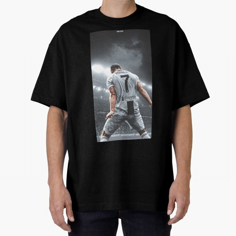 Cristiano Ronaldo Fantastic Oversized T-Shirt Elevate FIFA World Cup 2026 with Messi and Cristiano Ronaldo, Spain Energy, Sports Nostalgia, International Competition, Famous Players and Unforgettable Victories; Built for Supporters Chasing Trophy
