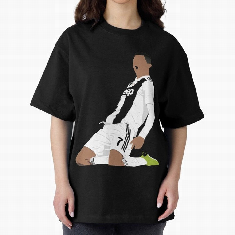 Cristiano Ronaldo Cristiano Ronaldo Oversized T-Shirt Represent FIFA World Cup 2026 Group Stage Driven by Neymar, Haaland and Cristiano Ronaldo, Brazil Energy, Retro Football Energy, Iconic Rivalries, Trophy Chase Drama and Stadium Atmosphere;