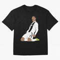 Cristiano Ronaldo Cristiano Ronaldo Oversized T-Shirt Represent FIFA World Cup 2026 Group Stage Driven by Neymar, Haaland and Cristiano Ronaldo, Brazil Energy, Retro Football Energy, Iconic Rivalries, Trophy Chase Drama and Stadium Atmosphere;