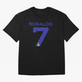 Ronaldo 7 Al-Nassr Football Club - Oversized T-Shirt Bring Champion Energy into FIFA World Cup 2026 Group Stage Spirit, Celebrating England, CR7 and Messi, Match Day Excitement, Supporter Culture, Golden Goals and Global Football Passion; Perfect