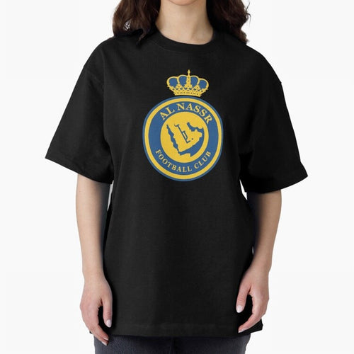 Al-Nassr Football Club - Oversized T-Shirt Celebrate the Magic of FIFA World Cup 2026 USA Canada Mexico for Fans of Messi, Neymar and Mbappe and Argentina, Bringing Football Festival Excitement, Trophy Ambitions, Country Rivalries and Star Player
