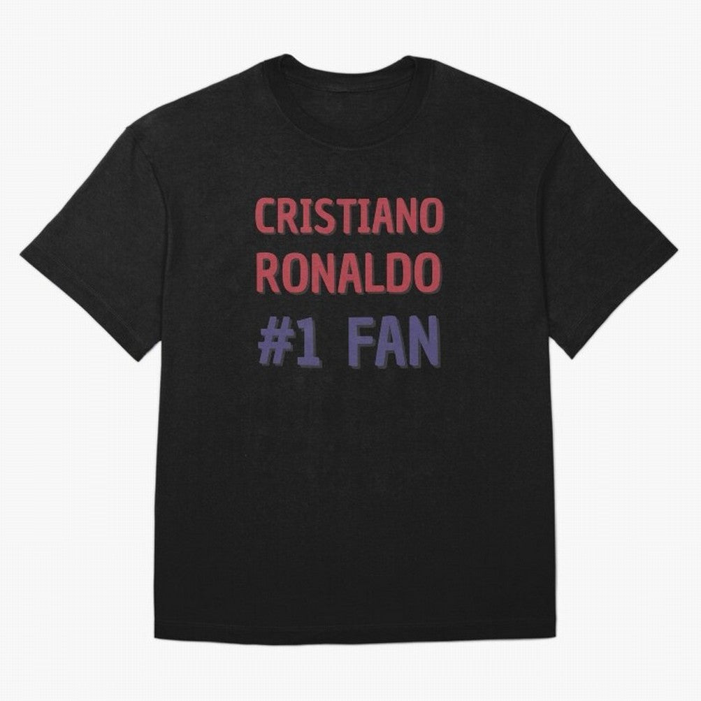Cristiano Ronaldo - #1 Fan Oversized T-Shirt Cheer through Every Moment of FIFA World Cup 2026 USA Canada Mexico Highlighting Neymar, Haaland and Cristiano Ronaldo, Netherlands Energy, Match Day Excitement, Supporter Culture, Golden Goals and