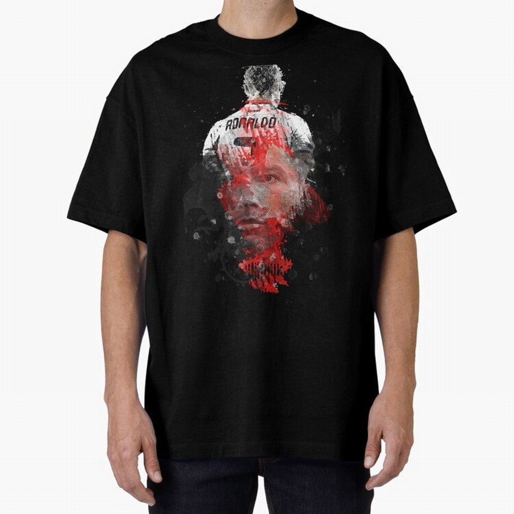 cristiano ronaldo Oversized T-Shirt Make Every Match About FIFA World Cup 2026 Filled with CR7 and Messi, Argentina and Brazil Energy, Stadium Chants, National Pride, Trophy Dreams and Unforgettable Football Memories; Ideal for Football Dads,