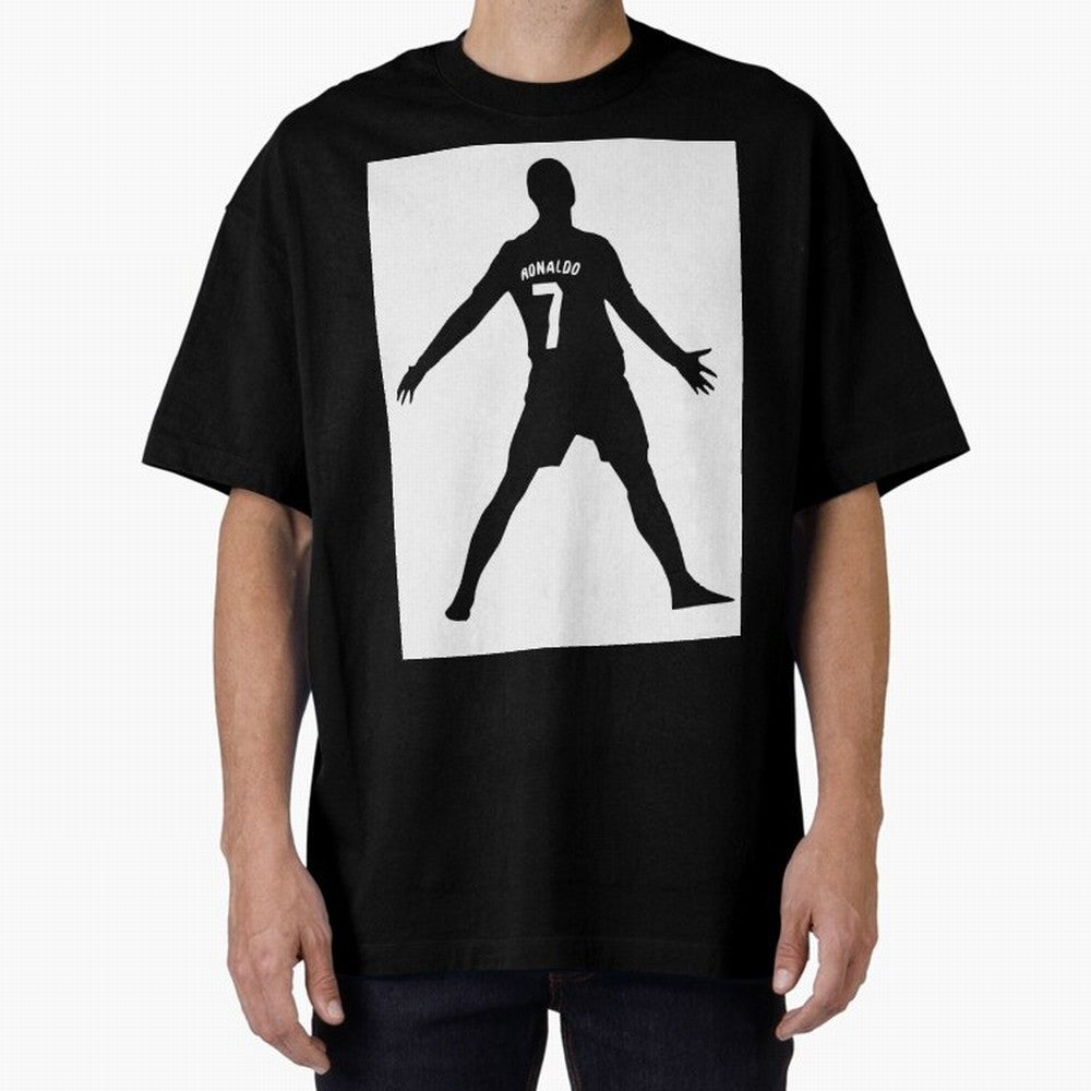 Cristiano Ronaldo #7108 Oversized T-Shirt Represent the Passion of Global Football Passion for FIFA World Cup 2026 USA Canada Mexico, Built around Mbappe and Neymar, England and Germany, Sports Nostalgia, International Competition, Famous Players