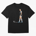 Ronaldo Watercolor Oversized T-Shirt Bring Legendary Rivalry Energy to FIFA World Cup 2026 for Fans of Haaland and Mbappe and Brazil, Portugal and Argentina, Bringing Tournament Hype, Historic Matchups, Family Viewing Parties and Global Sports