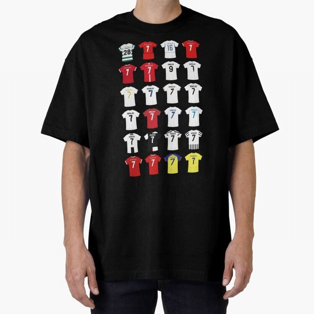 Cristiano Ronaldo Football Oversized T-Shirt Make Memories around FIFA World Cup 2026 Centered on Neymar, England and Germany Energy, Football Passion, Legendary Performances, Festival Vibes and Supporter Community; Made for Collectors Who Enjoy