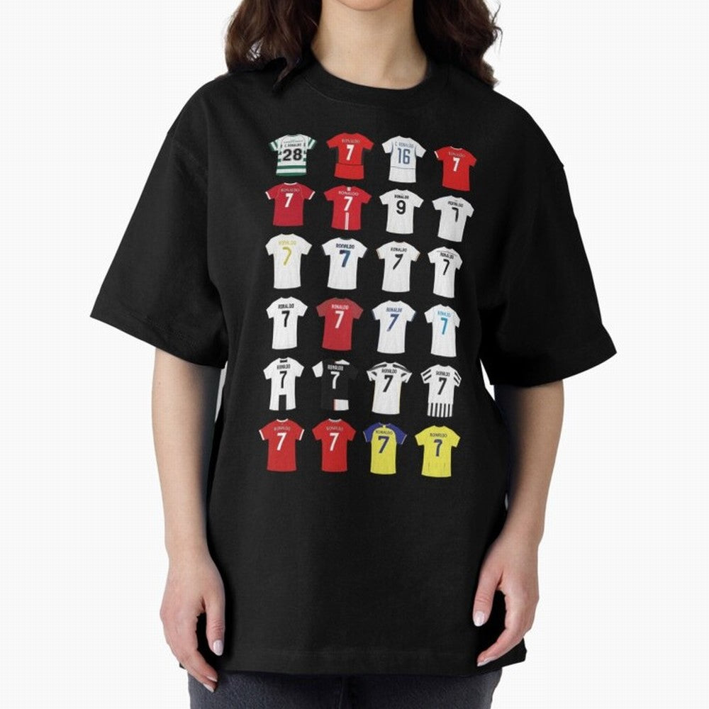 Cristiano Ronaldo Football Oversized T-Shirt Make Memories around FIFA World Cup 2026 Centered on Neymar, England and Germany Energy, Football Passion, Legendary Performances, Festival Vibes and Supporter Community; Made for Collectors Who Enjoy