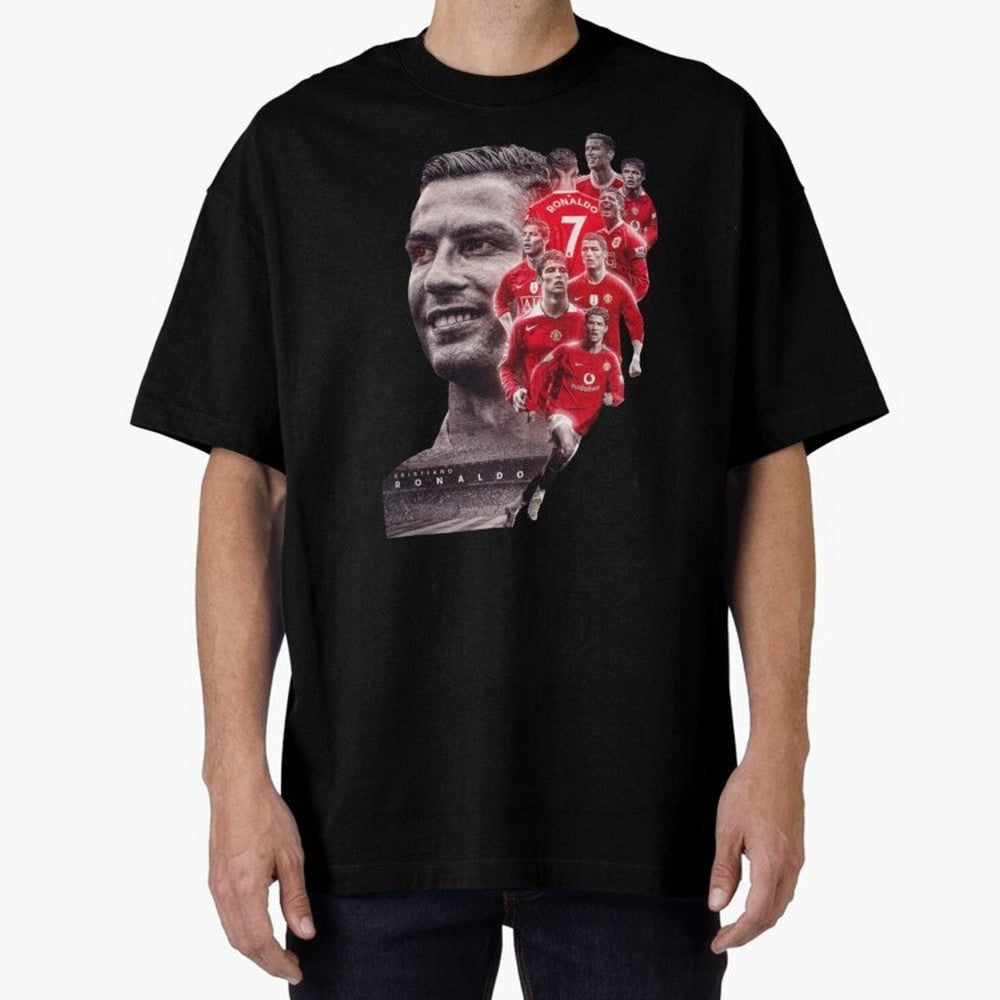 ronaldo Oversized T-Shirt Support the Legends of Match Day Hype around FIFA World Cup 2026 Group Stage, Mbappe and Neymar, Spain and Netherlands, Sports Nostalgia, International Competition, Famous Players and Unforgettable Victories; Built for