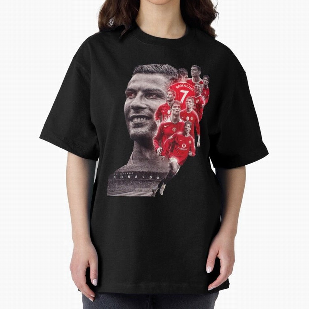 ronaldo Oversized T-Shirt Support the Legends of Match Day Hype around FIFA World Cup 2026 Group Stage, Mbappe and Neymar, Spain and Netherlands, Sports Nostalgia, International Competition, Famous Players and Unforgettable Victories; Built for