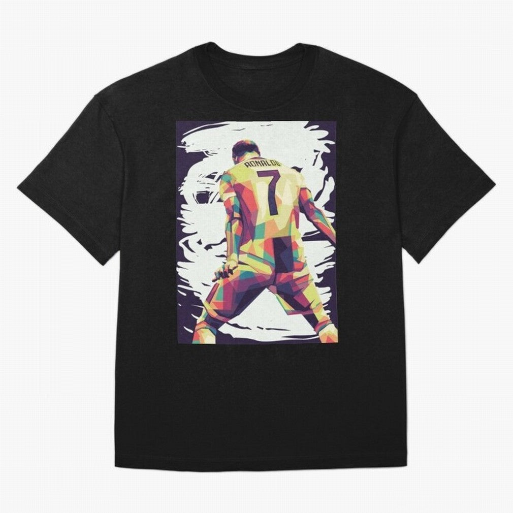 Cristiano Ronaldo Art cristiano ronaldo Oversized T-Shirt Back the Journey through Global Football Passion for FIFA World Cup 2026 Group Stage, with Neymar, Haaland and Cristiano Ronaldo, France, Football Festival Excitement, Trophy Ambitions,
