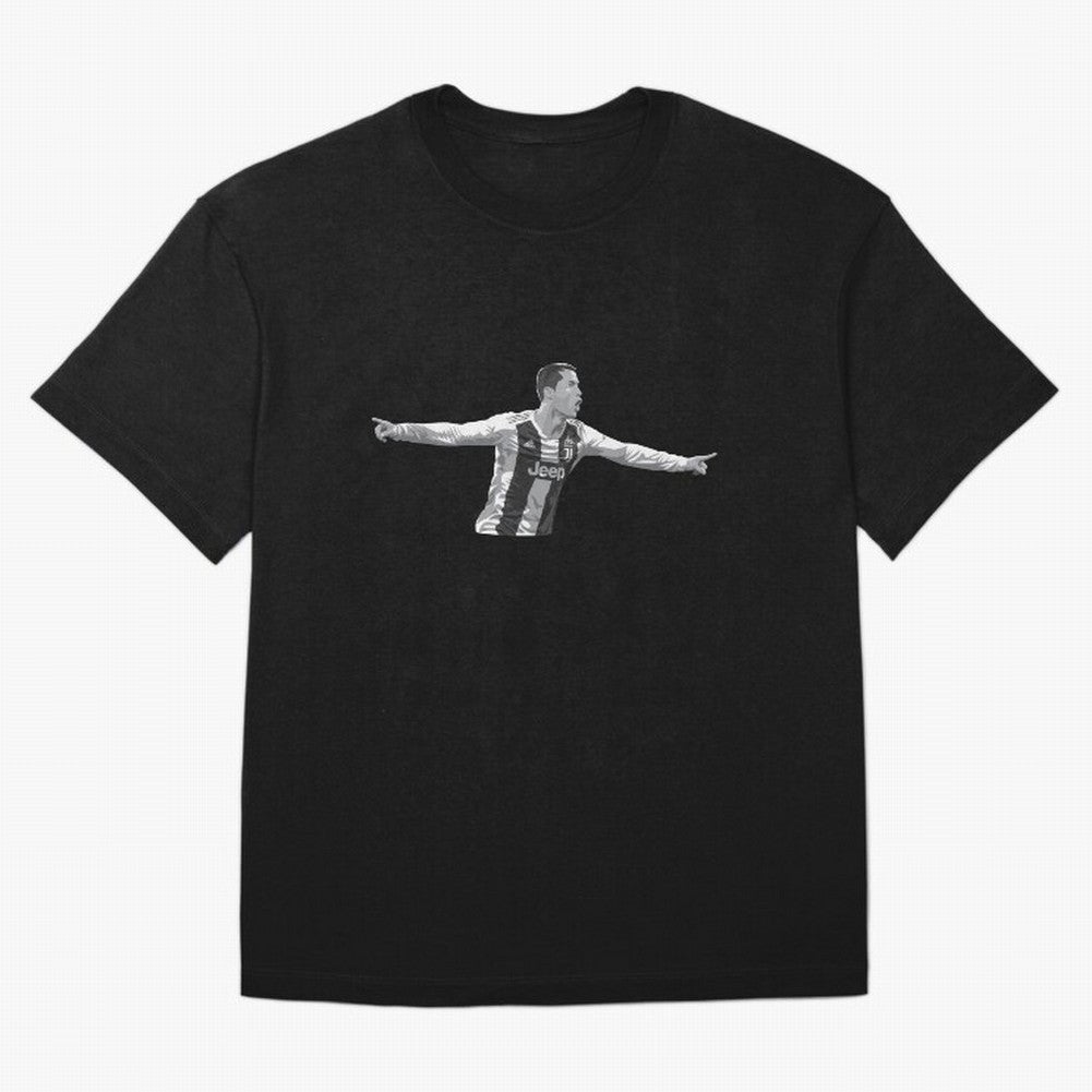 Cristiano Ronaldo Oversized T-Shirt Carry National Pride through Global Football Passion for FIFA World Cup 2026 USA Canada Mexico, Inspired by CR7 and Messi, Brazil, Retro Football Energy, Iconic Rivalries, Trophy Chase Drama and Stadium