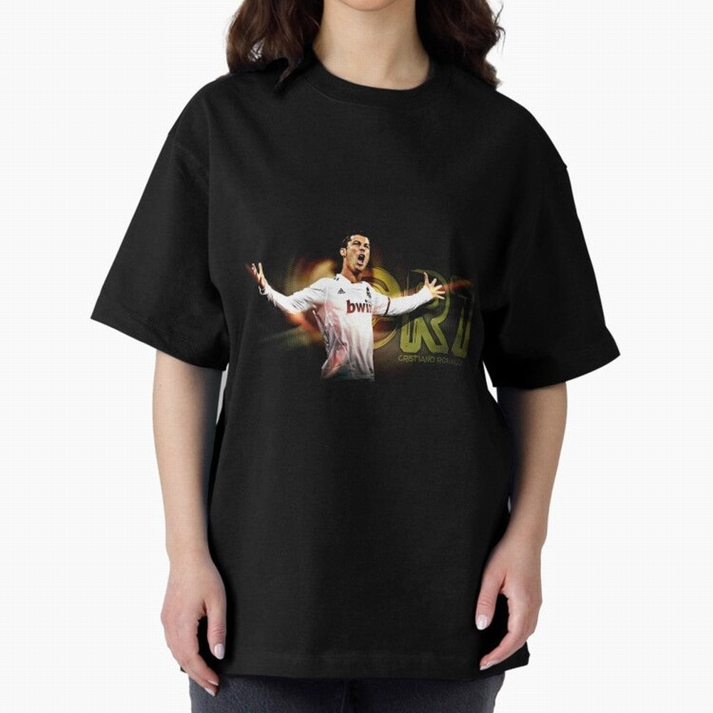 cristiano ronaldo 887 Oversized T-Shirt Show Support during the FIFA World Cup 2026 Journey through Haaland and Mbappe Highlights, France Pride, Champion Mindset, Group Stage Buzz, Knockout Tension and Passionate Fan Culture; Perfect for Fans,