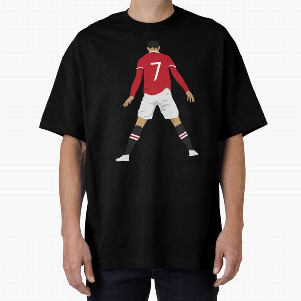 CR7 Man U SIIIIIUUUUUUU (Celebration) Oversized T-Shirt Share FIFA World Cup 2026 Group Stage Driven by Mbappe, Netherlands Energy, Soccer Culture, Superstar Moments, National Team Dreams and Competitive Fire; Made for Die Hard Supporters, Soccer