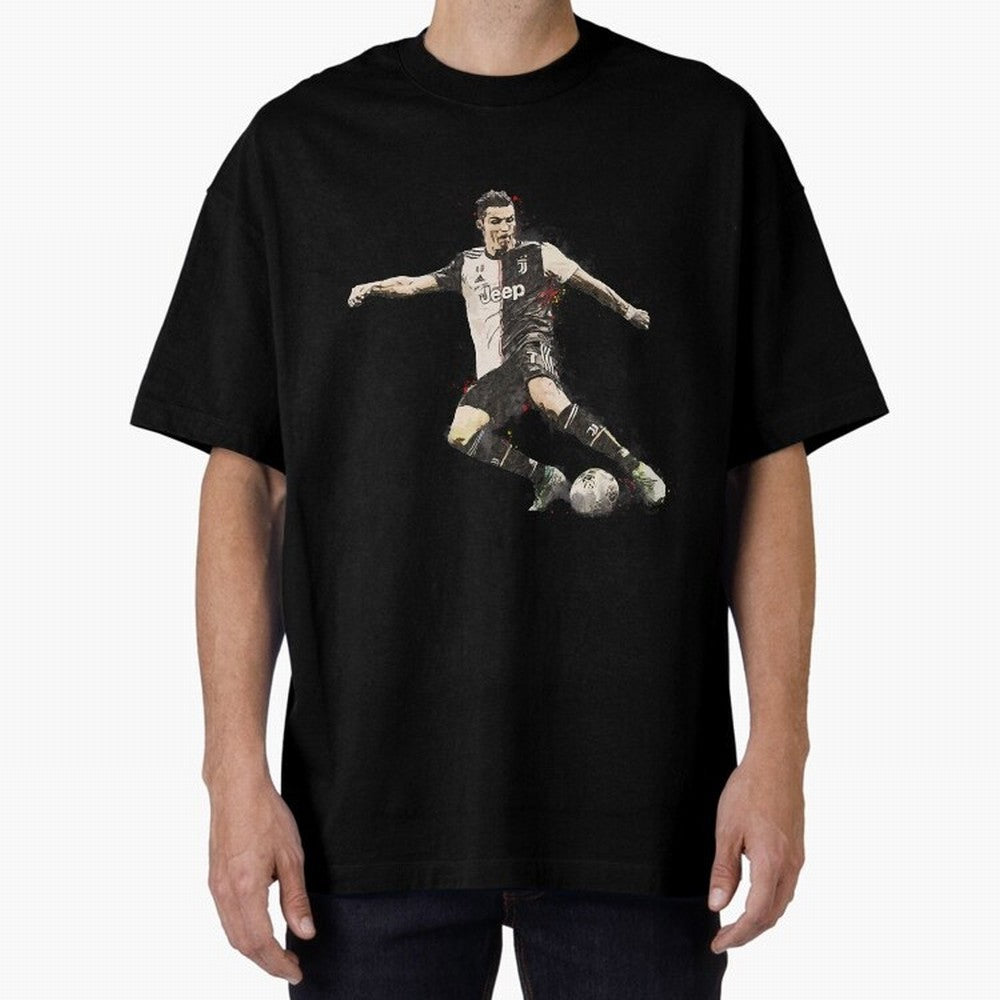 Cristiano Ronaldo Oversized T-Shirt Get Ready for FIFA World Cup 2026 Group Stage Highlighting Cristiano Ronaldo, Portugal, Spain and Germany Energy, Soccer Culture, Superstar Moments, National Team Dreams and Competitive Fire; Great for Watch