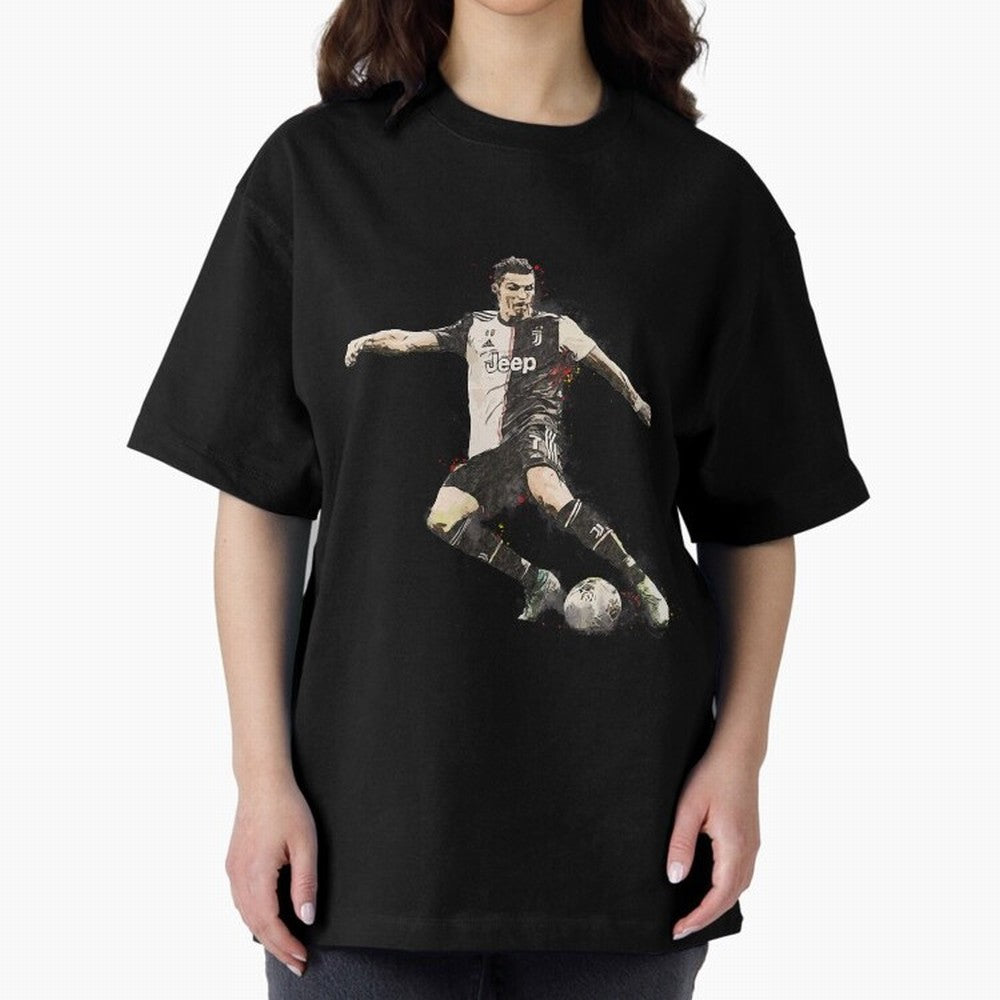 Cristiano Ronaldo Oversized T-Shirt Get Ready for FIFA World Cup 2026 Group Stage Highlighting Cristiano Ronaldo, Portugal, Spain and Germany Energy, Soccer Culture, Superstar Moments, National Team Dreams and Competitive Fire; Great for Watch