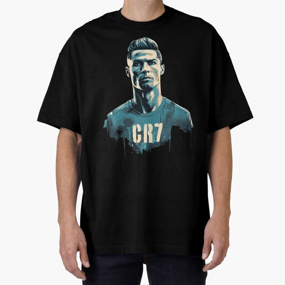 CR7 Oversized T-Shirt Keep the Legacy of Match Day Hype around FIFA World Cup 2026, Haaland and Mbappe, Spain, Football History, Final Match Energy, Crowd Noise and Once in a Lifetime Moments; Great for Supporters Who Love Legendary Players,