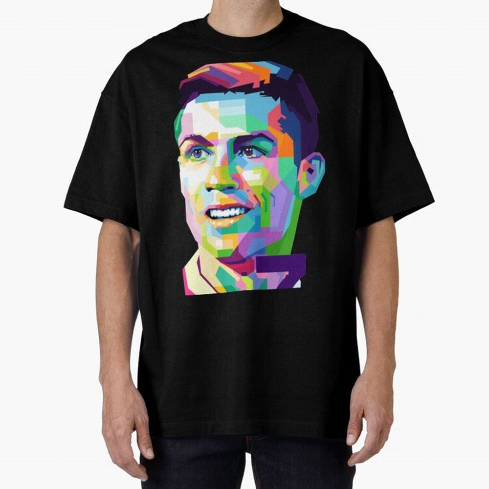 Cristiano Ronaldo CRISTIANO RONALDO 7 Oversized T-Shirt Celebrate Every Goal in the FIFA World Cup 2026 Journey through Cristiano Ronaldo Highlights, England, France and Netherlands Pride, Football Passion, Legendary Performances, Festival Vibes