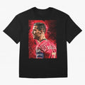 R-o-n-a-l-d-o Design Wallpaper Oversized T-Shirt Wear the Spirit of Match Day Hype around FIFA World Cup 2026 Group Stage, Messi and Cristiano Ronaldo, Portugal, Spain and Germany, Football Passion, Legendary Performances, Festival Vibes and