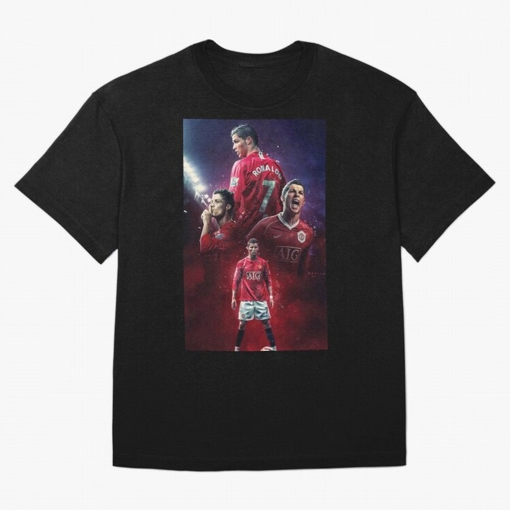 Cristiano Ronaldo dos Santos Aveiro Art Oversized T-Shirt Show Fan Pride Across FIFA World Cup 2026 for Fans of Neymar and Netherlands, Bringing Fan Favorite Moments, National Team Passion, Big Match Drama and Soccer History; Ideal for Passionate