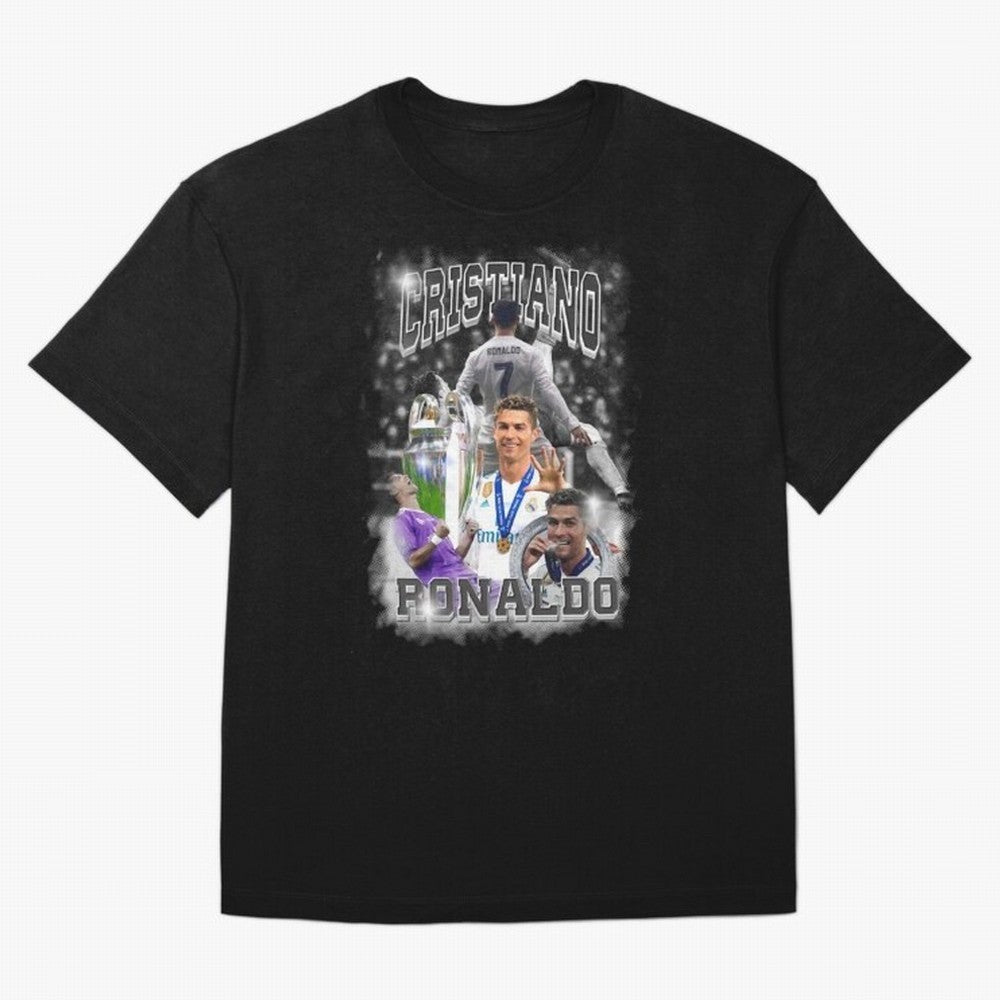 Cristiano Ronaldo Oversized T-Shirt Keep the Match Day Mood of FIFA World Cup 2026 USA Canada Mexico Spirit, Built around Argentina, Messi, CR7 and Mbappe, Goal Celebration Energy, Supporter Heritage, Football Icons and Worldwide Tournament Joy;